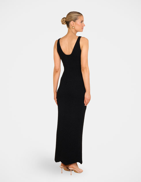 Qia Sleeveless Knit Midi Dress